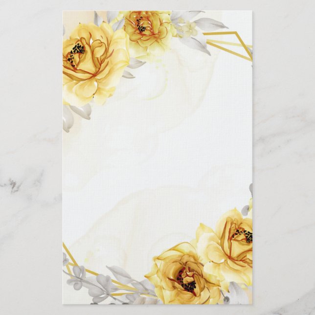 Floral Stationery (Front)