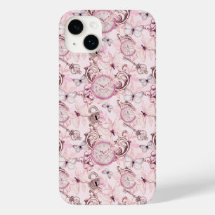 Floral Steampunk Clockwork - Cherry Blossoms Case-Mate iPhone 14 Plus Case