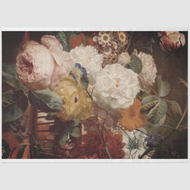 Floral Still Life Decouopage Paper (Front)