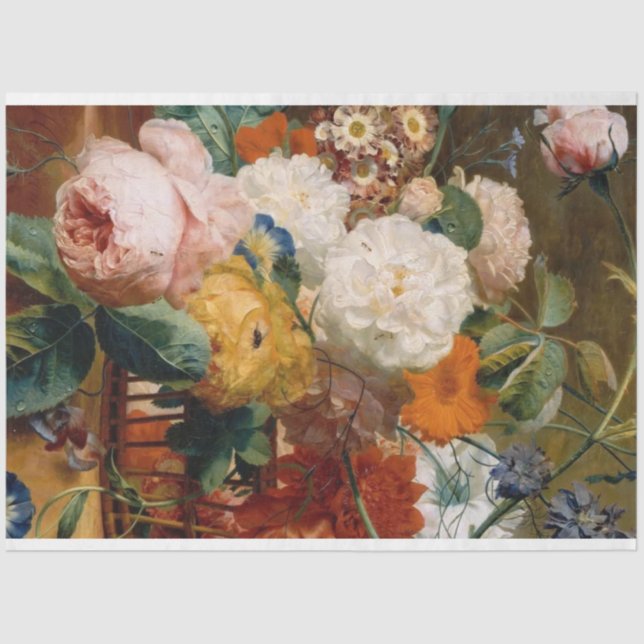 Floral Still Life Decouopage Paper (Front)