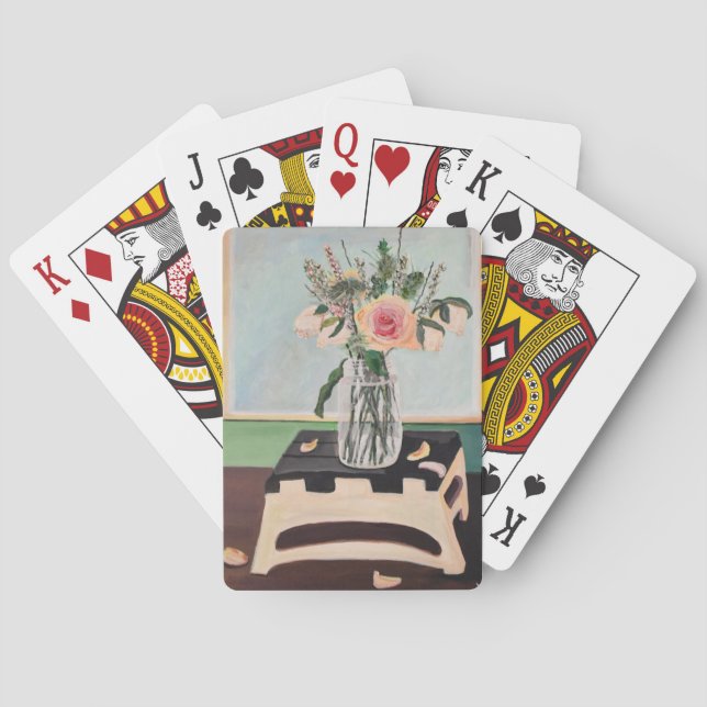 Floral Still Life Playing Cards (Back)