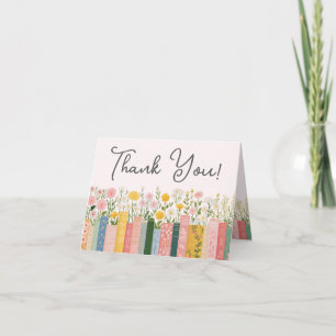 Floral Storybook Her Next Chapter Bridal Shower Thank You Card