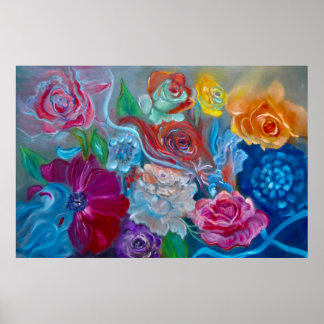 Floral Study 1 Poster