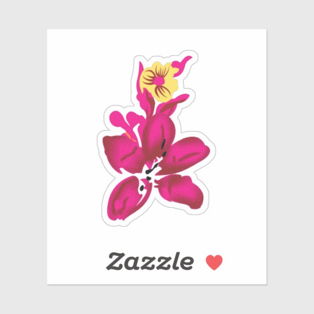 Floral Style, ArtyClick Crimson, Light Gold (Sheet)