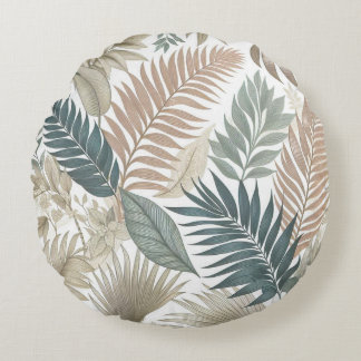 Floral Style Round Pillow – Soft & Dreamy