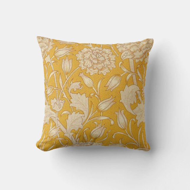 Floral Summer Throw Pillow (Front)