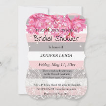 Floral summer wedding in pink bridal shower 