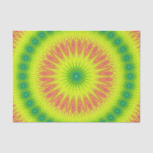 Floral sun tissue paper