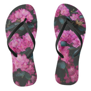 Floral Surface Pattern-Fashion Decorative abstract Flip Flops