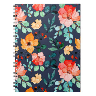 Floral Surface Pattern- Fashion Decorative Spring Notebook