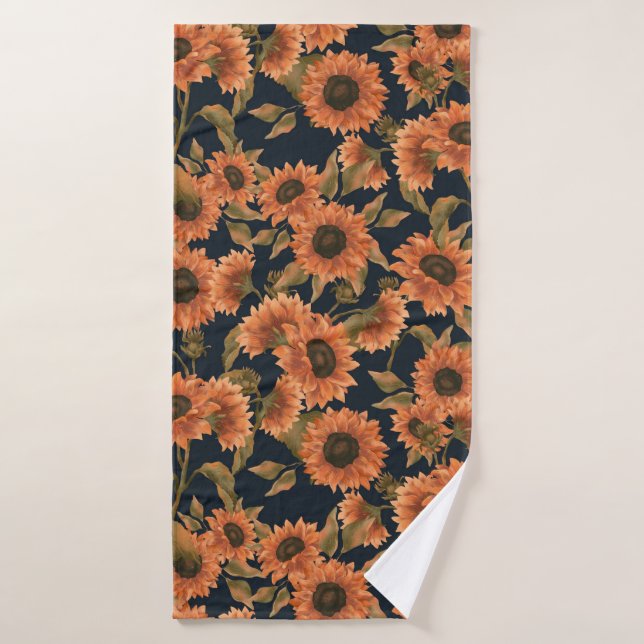 Floral Surface Pattern-Fashion Decorative Tropical Bath Towel (Bath Towel)