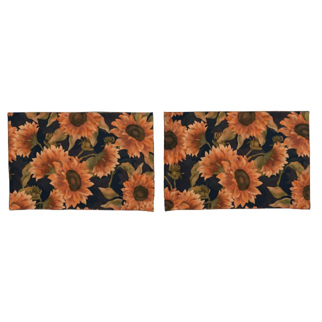 Floral Surface Pattern-Fashion Decorative Tropical Pillowcase (Front-Set)