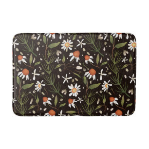 Floral Surface Pattern Fashion Spring   Bath Mat