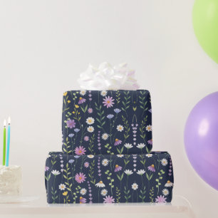 Floral Surface Pattern-Fashion Spring Flowers Wrapping Paper