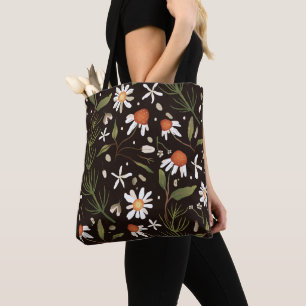 Floral Surface Pattern Fashion Spring     Tote Bag