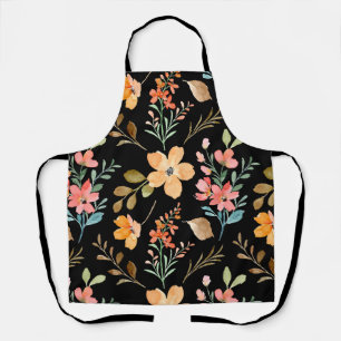 Floral Surface Pattern- Fashion Watercolor Spring Apron