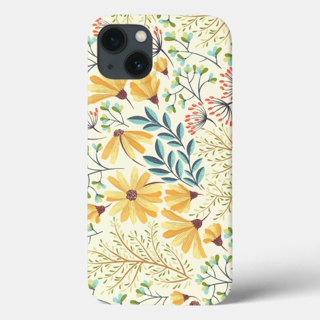 Floral Surface Pattern- Stylish Abstract Wallpaper Case-Mate iPhone Case (Back)