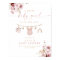 Floral Sweet Baby Girl Clothesline Baby Shower