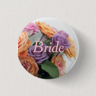 Floral Sweetness 1 Inch Round Button