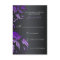 Floral Swirl RSVP With Jewelled Bow