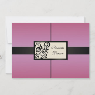 Floral Swirls Invitation