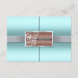 Floral Swirls Wedding RSVP