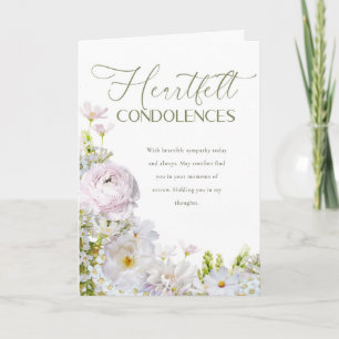 Floral Sympathy Card