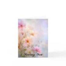 Floral Sympathy Card Loving You