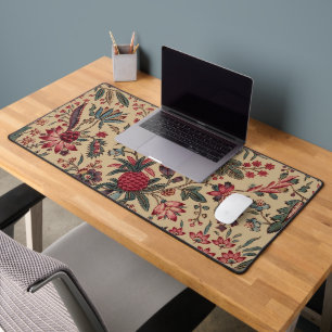 Floral Tapestry Needlework Flower Art Desk Mat