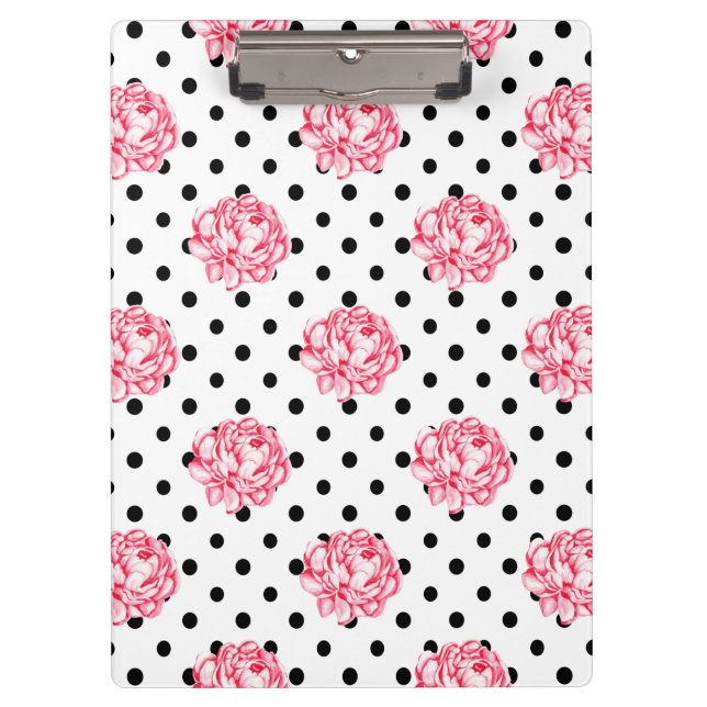 Floral Tapestry Throw Clipboard (Front)