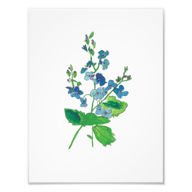 Floral tattoo Print  (Front)
