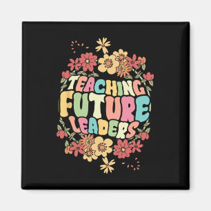 Floral Teacher Teaching Future Leaders Back To Sch Magnet