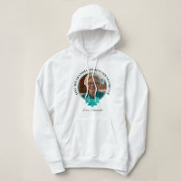 Floral Teal Frame Grandkid to Grandma Photo