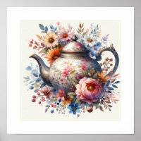 Floral Teapot 3