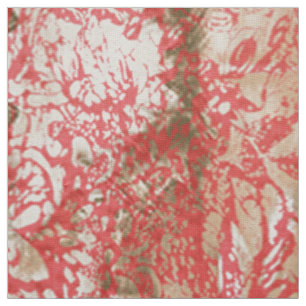 Floral Textile Paisley Marble Fabric Print