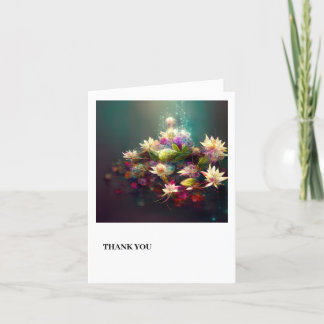 Floral Thank You Card
