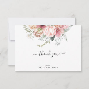 Floral Thank You Card Annabeth