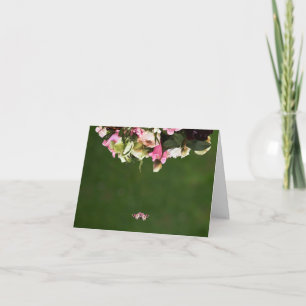 Floral Thank You Card with Editable Inside Message