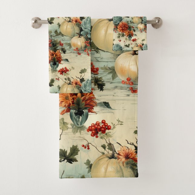 Floral Thanksgiving Motif Vintage (1) (En situation)