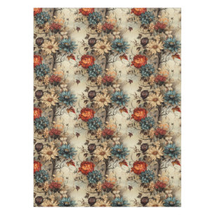 Floral Thanksgiving Vintage Pattern (11) Tablecloth