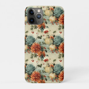 Floral Thanksgiving Vintage Pattern (1) iPhone 11 Pro Case