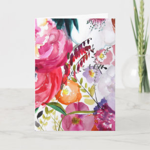 Floral Thinking of You Card