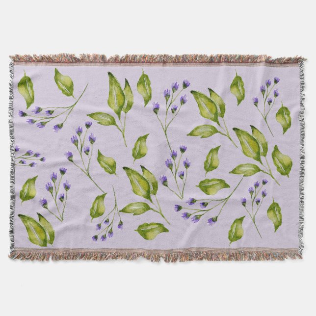 FLORAL THROW BLANKET (Front)