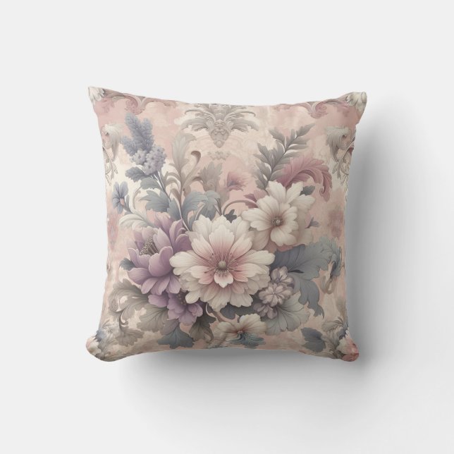 Floral Throw Pillow (Front)