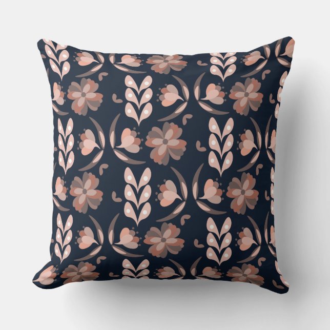 Floral Throw Pillow (Front)