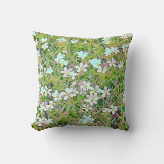 Floral  throw pillow (Front)