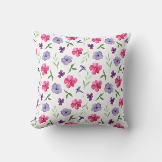 Floral Throw Pillow