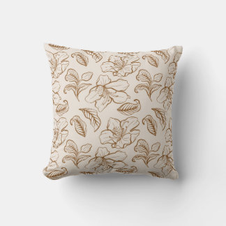 Floral Throw Pillow