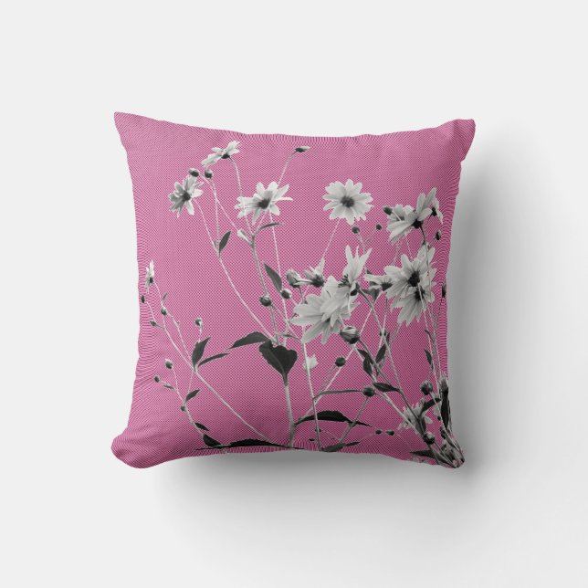 floral throw pillow (Front)