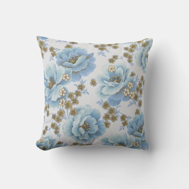 Floral Throw Pillow (Front)